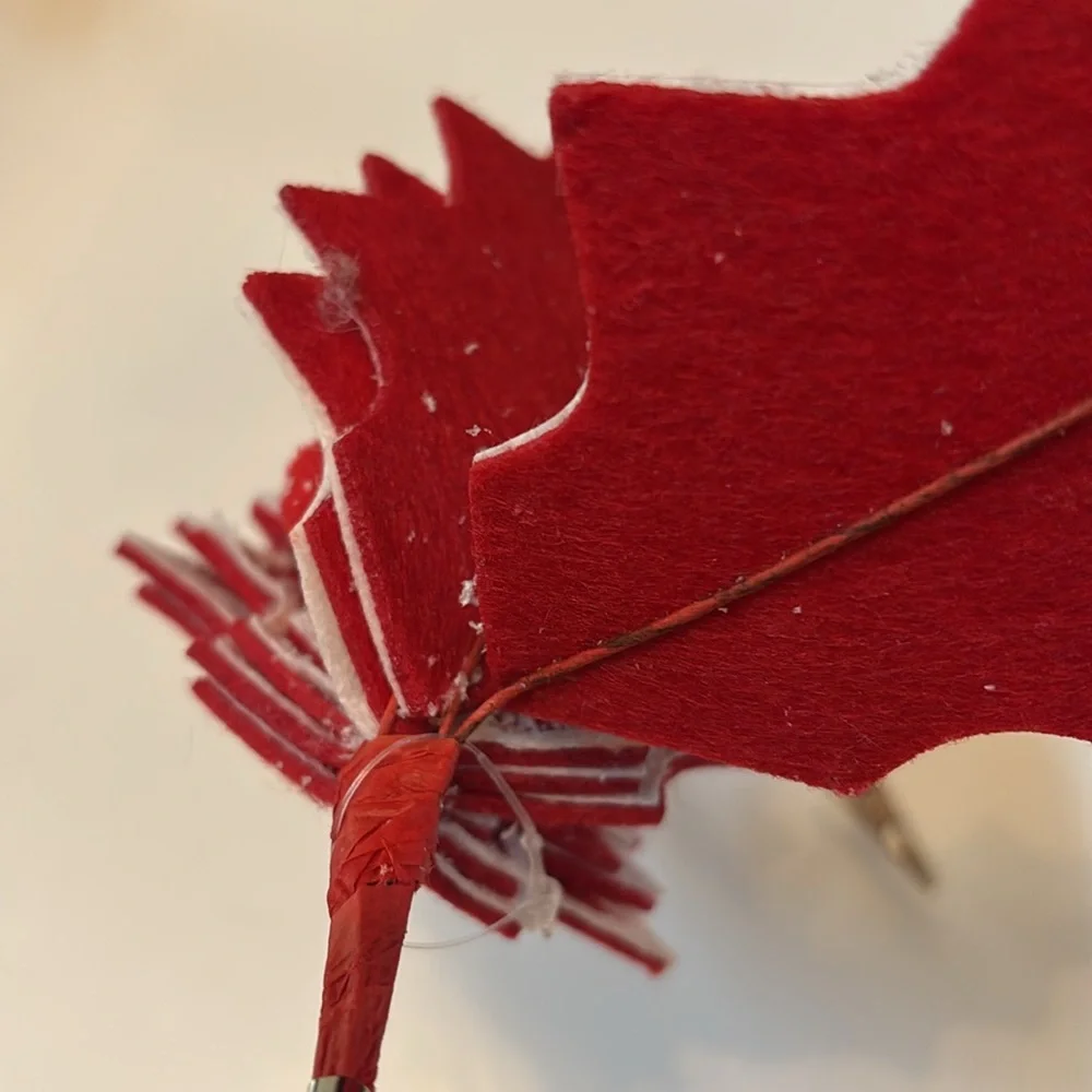 Red and White Christmas Tree Ornaments Candy Cane Sugar Christmas Theme NWOT